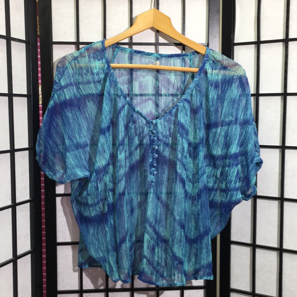 Ecote Sheer Top Size S